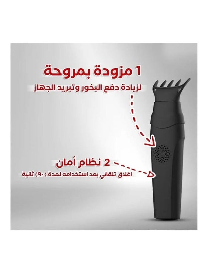 آد فيت مبخرة الشعر الذكية مبخرة الكترونية ذات مشط محمولة متعددة الأستخدام مع منفذ شحن USB  - Image 2
