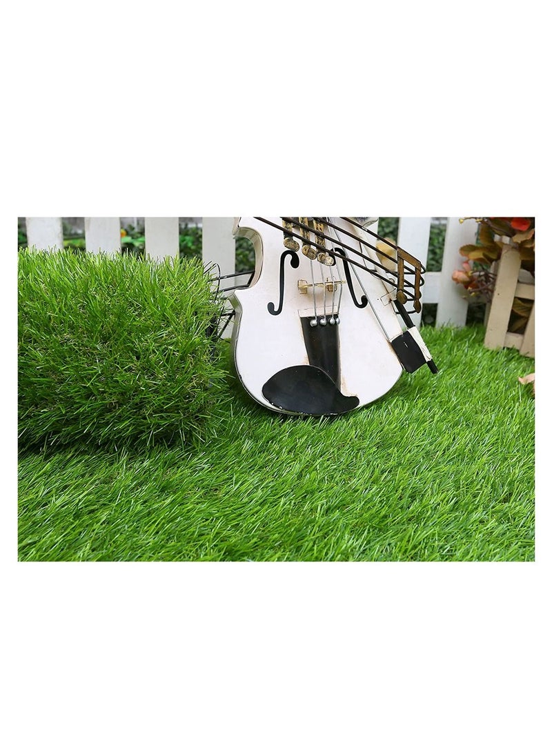 LINGWEI Artificial Grass Carpet Green Mat For Home Outdoor Front Backyards Garden Decoration High Density Natural Realistic Looking Garden Turf 2x3m  - Image 4