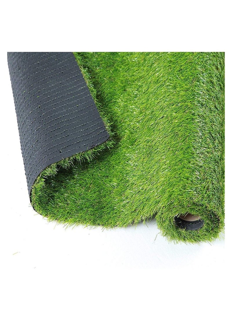 LINGWEI Artificial Grass Carpet Green Mat For Home Outdoor Front Backyards Garden Decoration High Density Natural Realistic Looking Garden Turf 2x3m  - Image 1
