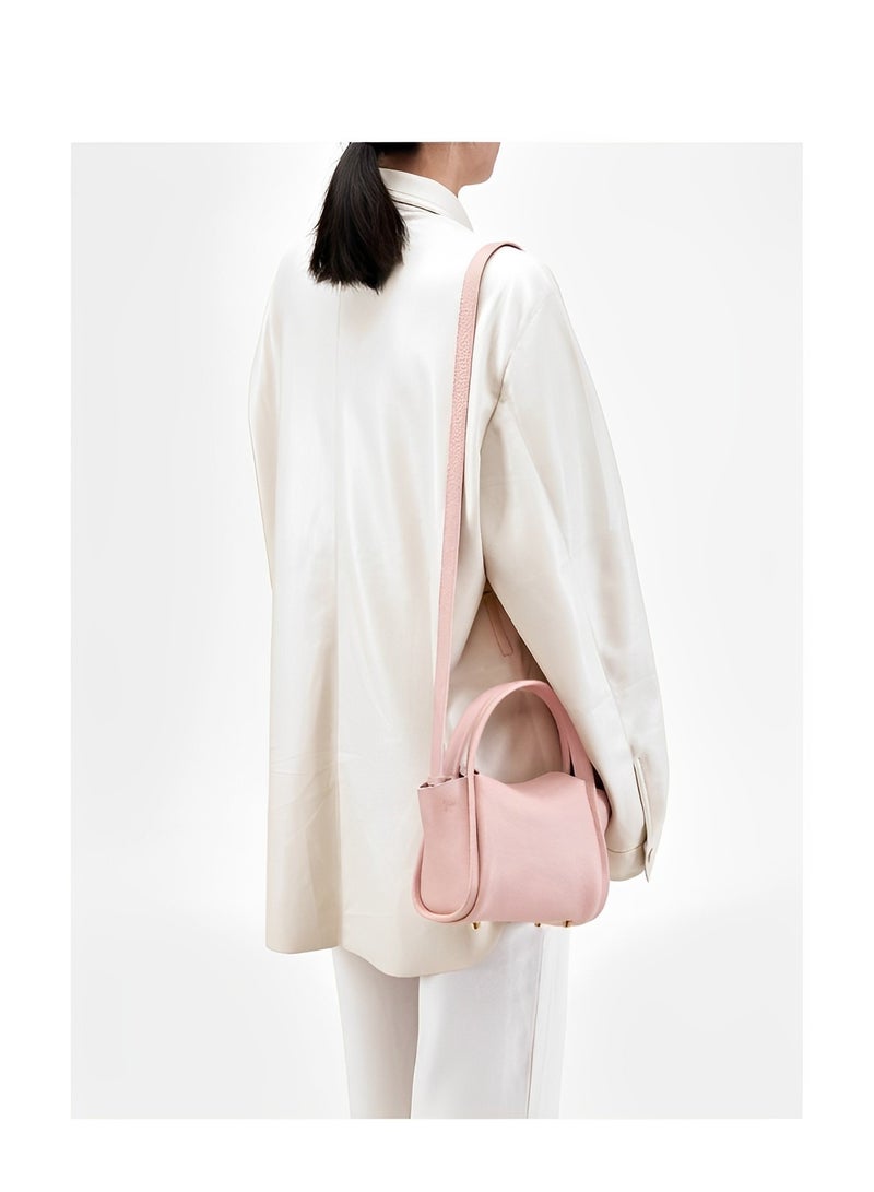 REOCLE Women's Shoulder Bags Small Handbags Dumpling Mini Cloud Bag Mini Leather Tote Bag Retro Crossbody Bag with Removable Strap  - Image 4
