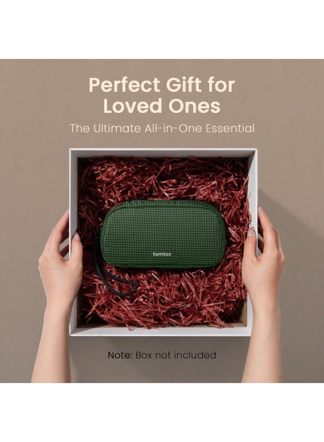 Tomtoc Light-T12 Advanced Tech Organizer – Electronic Accessory Travel Case, Water-Resistant Dual-Compartment Cable Organizer Bag for Charger, Cords, Power Bank, Hard Drive & Phone - Image 5