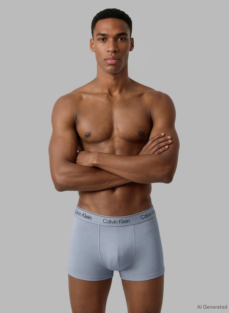 CALVIN KLEIN 3 Pack Trunks - Icon Cotton Stretch - Image 2