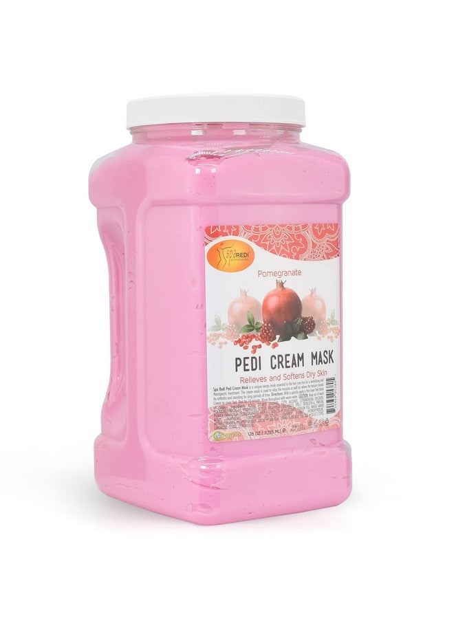 سبا ريدي - قناع كريم للجسم والقدم، الرمان، 128 أونصة - تدليك باديكير للأقدام والجسم المتعبين، مرطب، بشرة منتعشة - غني بحمض الهيالورونيك والأحماض الأمينية والبانثينول ومستخلص السمفيتون - Image 1