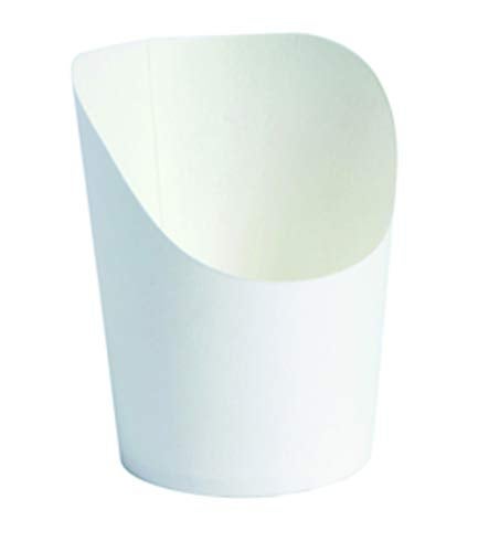 PacknWood 210GSP25BL White Mini Fries/Wrap Cup - 2oz D:1.9in H:3.1in - 500 pcs - Image 1