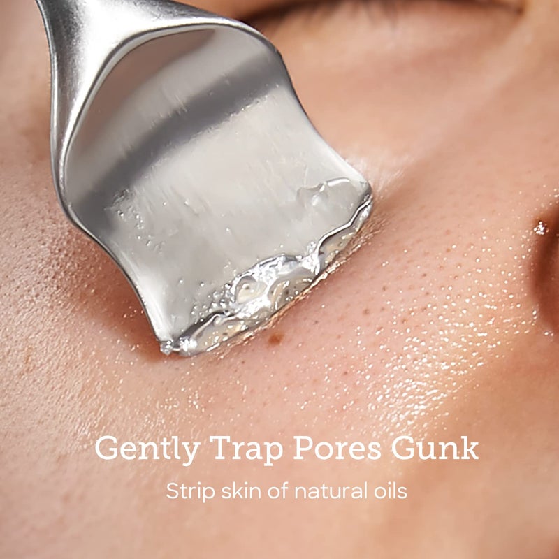 LitBear Pore Prep Tool, Blackhead Remover Pimple Popper Tool Kit, Stainless Steel Blackhead Extractions Tool for Acne, Whitehead Popping, Blemish, Comedone, Black - Image 4