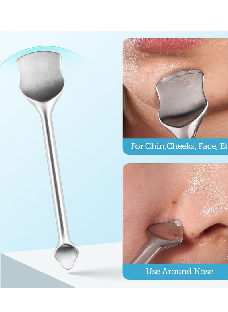 LitBear LitBear Pore Prep Tool, Blackhead Remover Pimple Popper Tool Kit, Stainless Steel Blackhead Extractions Tool for Acne, Whitehead Popping, Blemish, Comedone  - Image 3