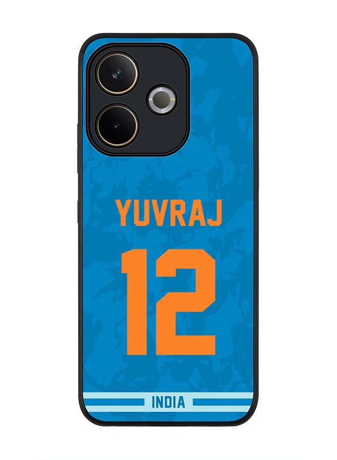 Stylizedd For Oppo A5 Pro 5G / A5 Pro 4G / 5G Case,Slim fit Camera Protection, Shockproof Thin Phone cover  - India Yuvraj Singh, Jersey No 12 - Image 1