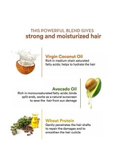 WOW WOW Hair Conditioner - Coconut & Avocado Oil - Restore Dry, Damaged Hair - Increase Gloss - Reduce Split Ends, Frizz - Sulfate, Silicones, Paraben Free - All Hair Types, Adults & Children - 300 mL  - Image 3