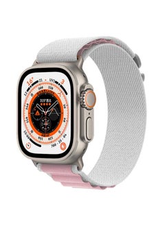 Replacement Strap For Apple Watch Ultra 49mm Nylon Watch Band Purple gray