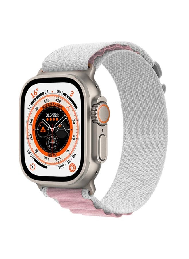 Generic - Replacement Strap For Apple Watch Ultra 49mm Nylon Watch Band Purple gray - Image 1