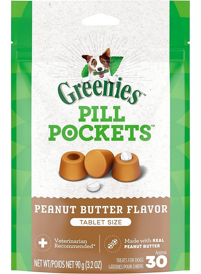 جرينيز مكافآت جرينيز بيل بوكيتس للكلاب بنكهة زبدة الفول السوداني - حجم 30 قرصًا (عبوة من 6 قطع) - Image 1