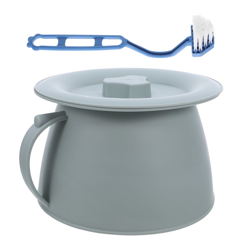 Portable Toilet Chamber Pots Urinal Bottle Urine Pot Potty Pee Bucket Bedside Urinal with Lids Elderly Portable Potty for Home Office Pregnant Women Light .5L - Image 5