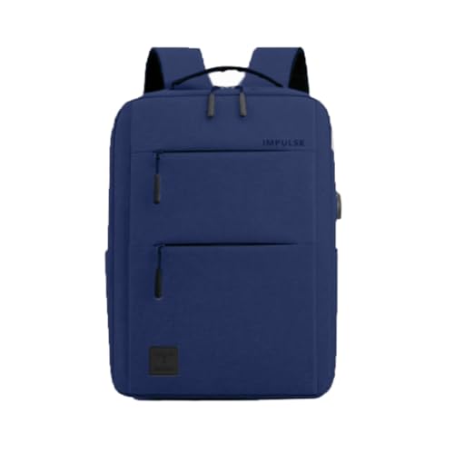 Impulse EmpowerElite 25L Water-Resistant Laptop Backpack | USB Charging Port | Fits 16'' Laptop | Travel/Office/College Use | (Blue) - Image 1