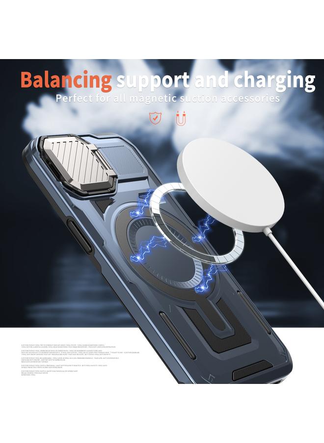 Zaboon Case For iPhone 13 Pro Max Shield Frame Holder MagSafe Phone Case - Image 4