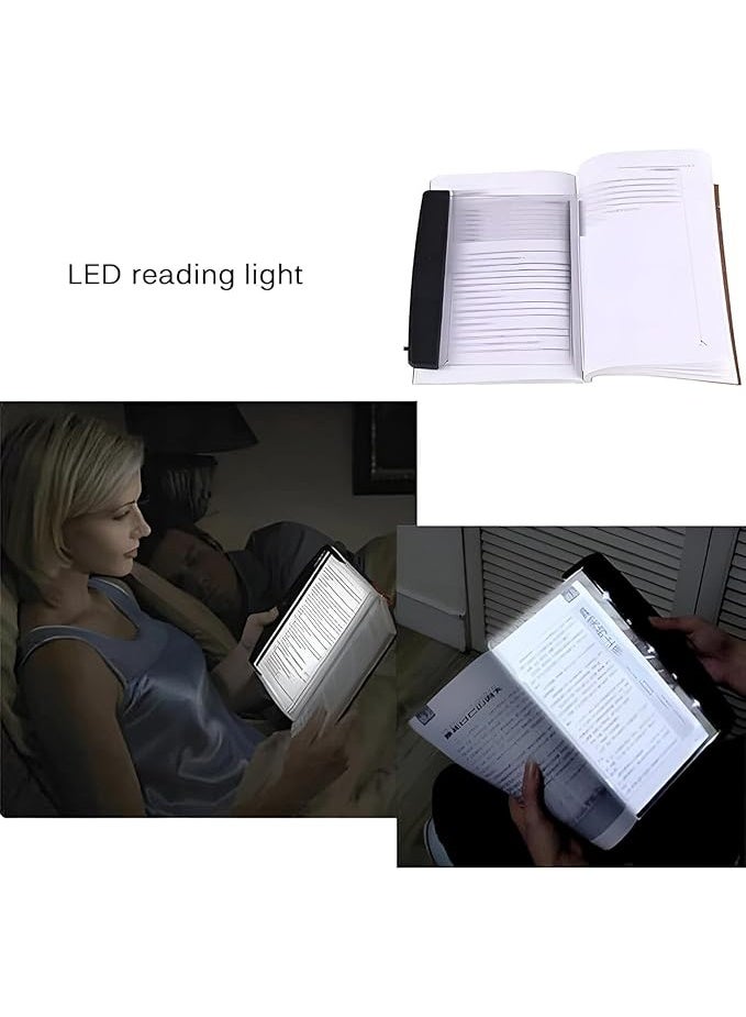 مصباح قراءة LED محمول مسطح للرؤية الليلية، مصباح قراءة LED مسطح للرؤية الليلية على شكل إسفين، مصباح قراءة محمول، مصباح قراءة للكتب، مصباح قراءة مضيء للصفحات - Image 3