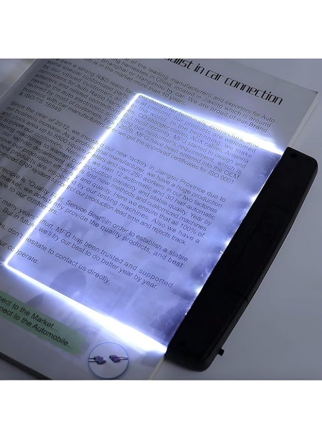 مصباح قراءة LED محمول مسطح للرؤية الليلية، مصباح قراءة LED مسطح للرؤية الليلية على شكل إسفين، مصباح قراءة محمول، مصباح قراءة للكتب، مصباح قراءة مضيء للصفحات - Image 4