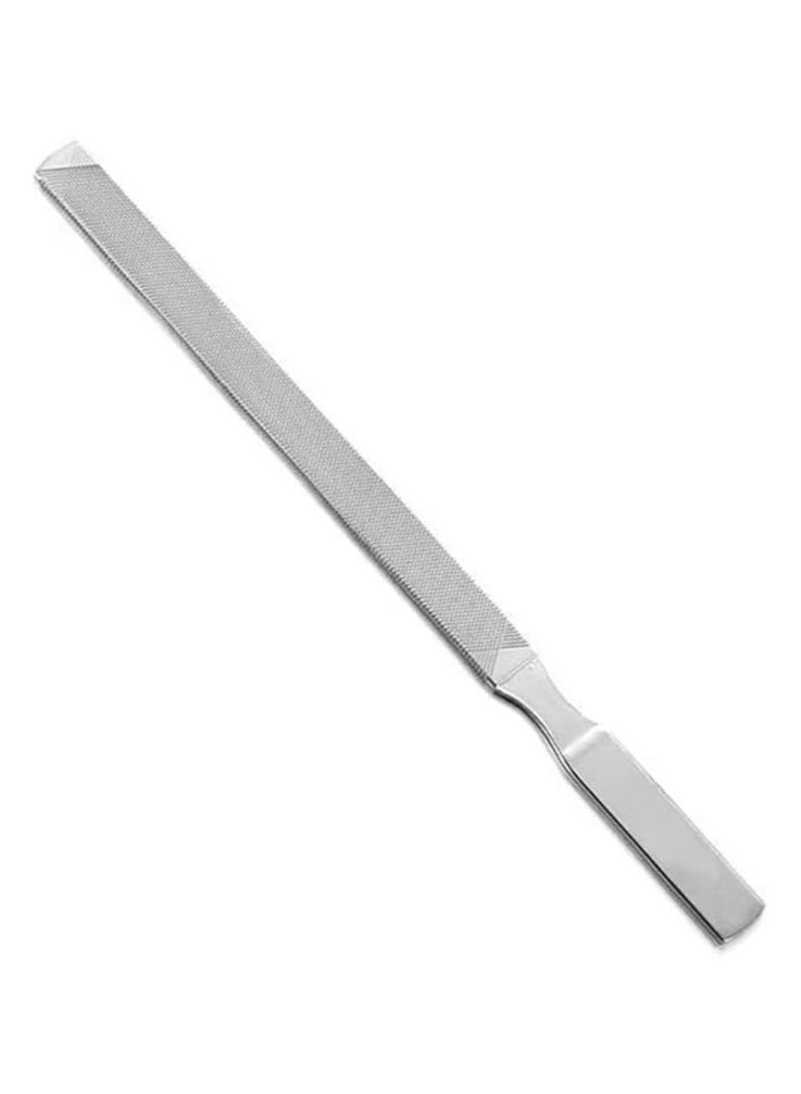 Stainless Steel Nail File - Ideal for Hands and Feet, 7 Inch, Suitable for Salon, Home and Travel Use - Image 2