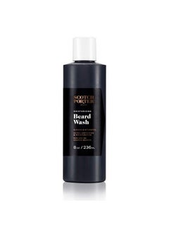 scotch porter Moisturizing Beard Wash For Men Cleanses Softens & Hydrates For Healthier Beard Formulated With Nontoxic Ingredients Free Of Parabens Sulfates & Silicones Vegan 8Oz Bottle  - Image 2
