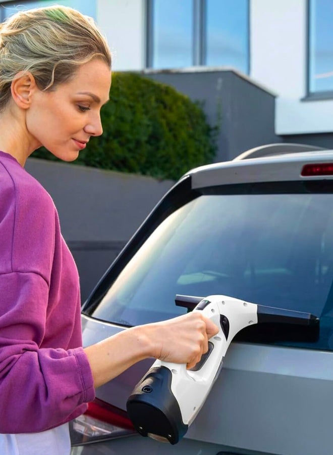 Chase Up Window Vac WV 2 Plus, Battery Running Time: 35 min, LED Display for Battery Status, Suction Nozzle: 280 mm, Spray Bottle with Microfibre Cloth, 20 ml Window Cleaner Concentrate - Image 3