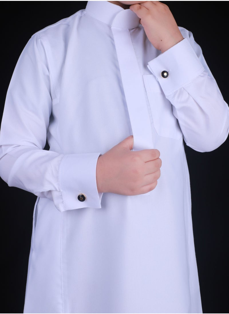 صدف - ثوب سعودي سحاب  كبك اطفال - Image 1