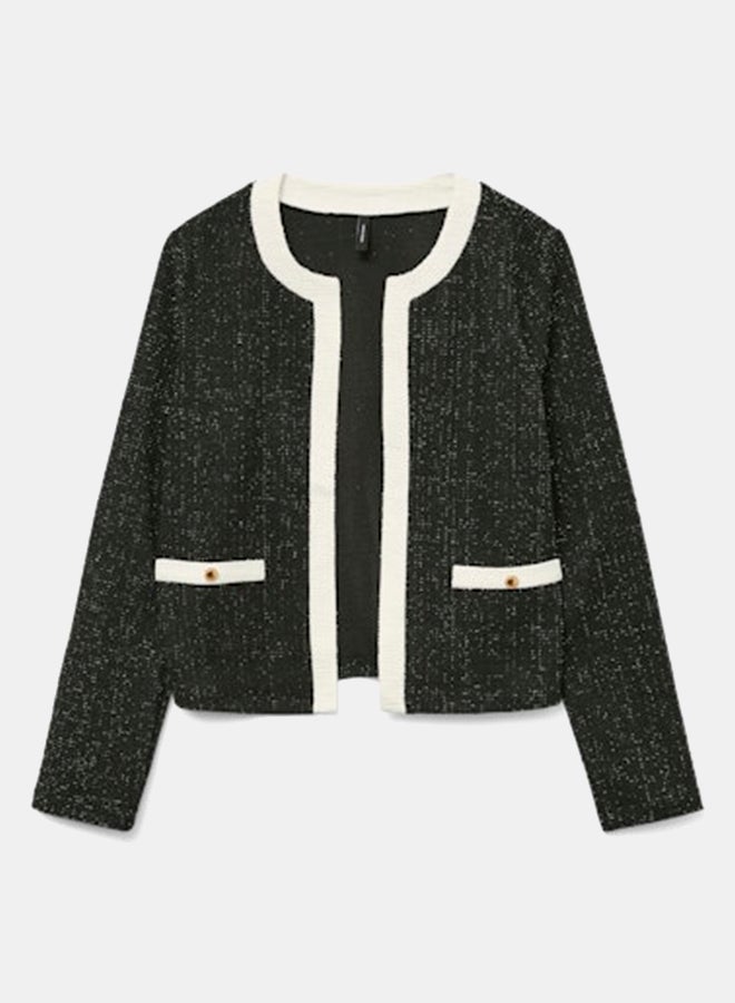 VERO MODA Womens Tiffany Longsleeve Cropped Jacket Juniors