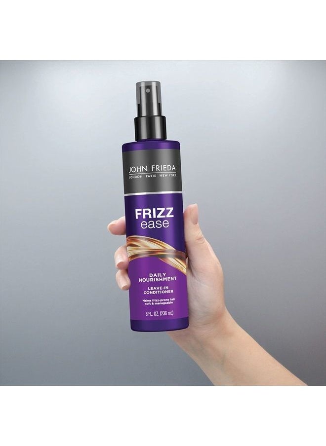 John Frieda - Frizz Ease Daily Nourishment Leave-in Conditioner, 8 Ounces - Image 1