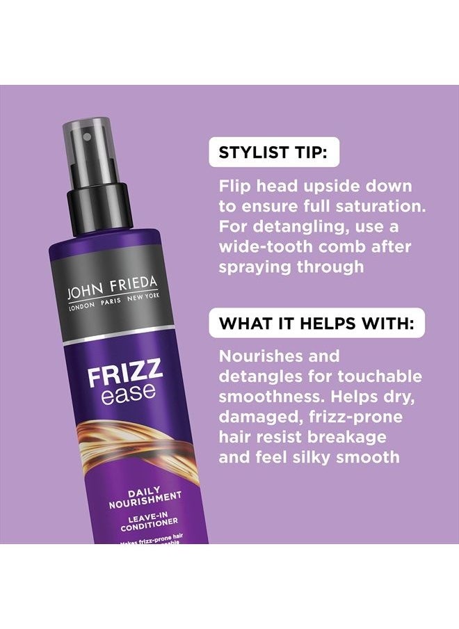 John Frieda - Frizz Ease Daily Nourishment Leave-in Conditioner, 8 Ounces - Image 1