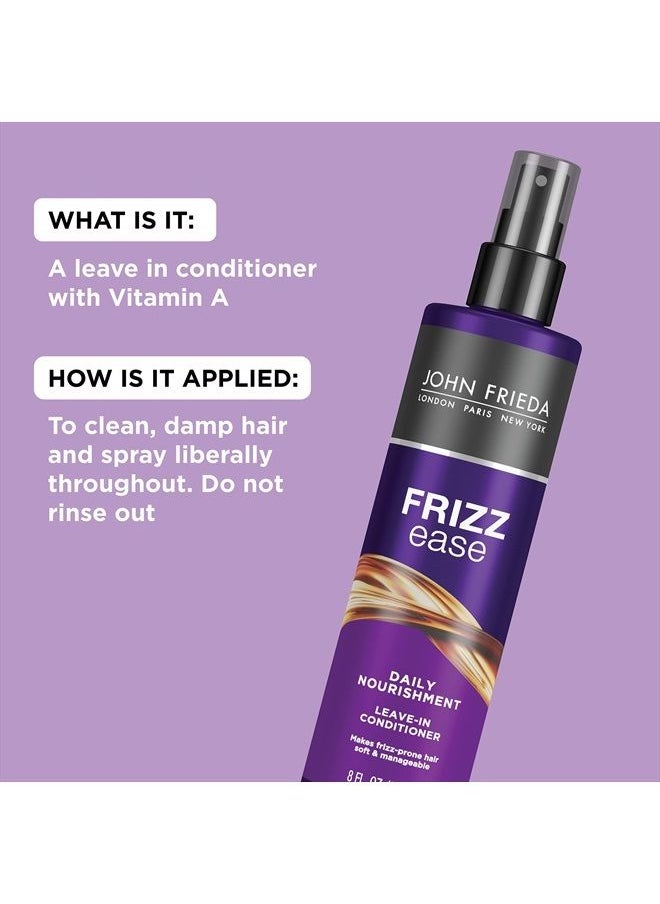 John Frieda - Frizz Ease Daily Nourishment Leave-in Conditioner, 8 Ounces - Image 1