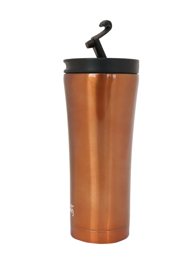 Any Morning Any Morning Stainless Steel Coffee Tumbler, Copper
