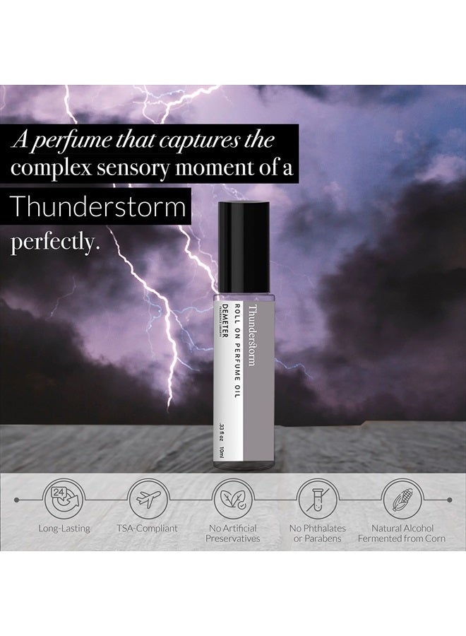Demeter Thunderstorm Roll On Perfume Oil, 0.33 Oz, Long-Lasting - Image 3