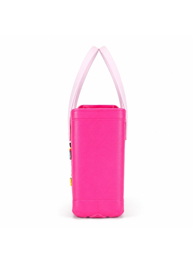 VELMORE 35×11×26cm cm EVA Rubber Beach Tote Bag with 5 Summer Charms | Waterproof, Durable & Easy-to-Clean | Spacious Summer Beach Bag for Women & Family - Image 4