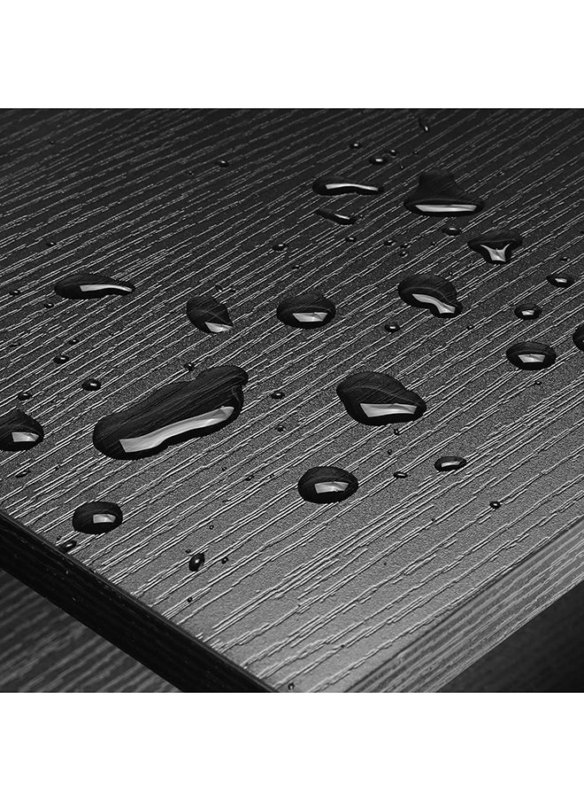 SKY-TOUCH - L Shaped Computer Desk: Sleek Design, Large Workspace, and Effortless Assembly for Your Home Office (Black, L129 * W46 * H71 cm) - Image 1