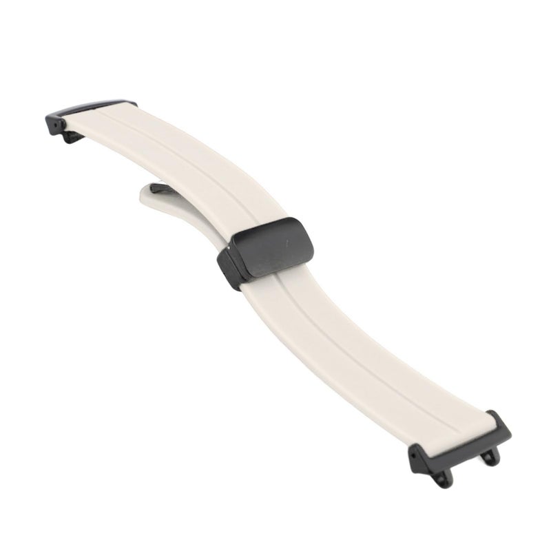Vintage White Silicone Watch Strap Adjustable Replacement Band For T Rex 3 Smartwatch - Image 3