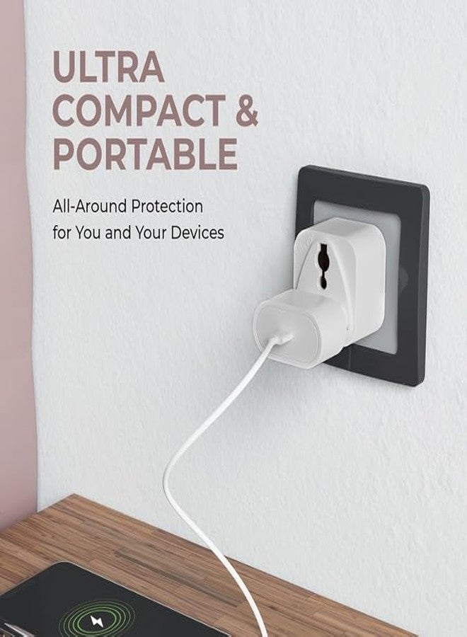 Elleys' Elleys ENZO (2 pcs) 3 pin Socket US Converter for India (USA, UK, China) Australia to India Plug Converter - Type D Plug Adapter 6A - 240V Universal Travel Adapter for Home, Office - Image 5