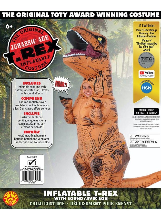 Rubie'S Child'S The Original Inflatable Dinosaur Costume, T-Rex With Sound, Small - pzsku/Z8D27EFF96CD63D7D326AZ/45/_/1732775605/e9c30053-e0d9-4ad6-8daf-f8f6614b7ca9