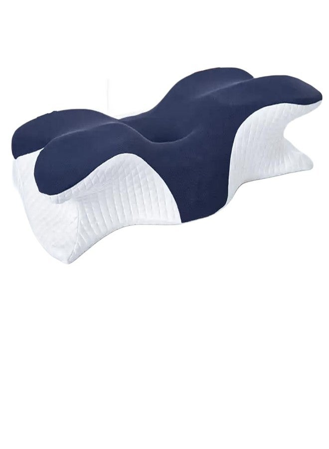 Cervical Neck Pillow, Insomnia-Relieving, Pain Relief, and Ergonomic Design with Butterfly-Shaped Contour for Optimal Support and for Back Stomach Sleepers.RUHSHINE - Image 2