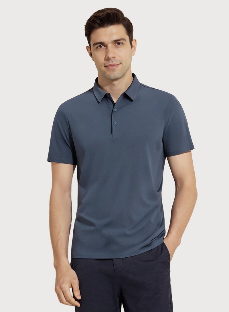 QUASER Polo-Shirt for Men,Regular Fit Quick-Dry Men's T-Shirts Moisture Wicking Comfortable Golf Tops,Tees - Image 3