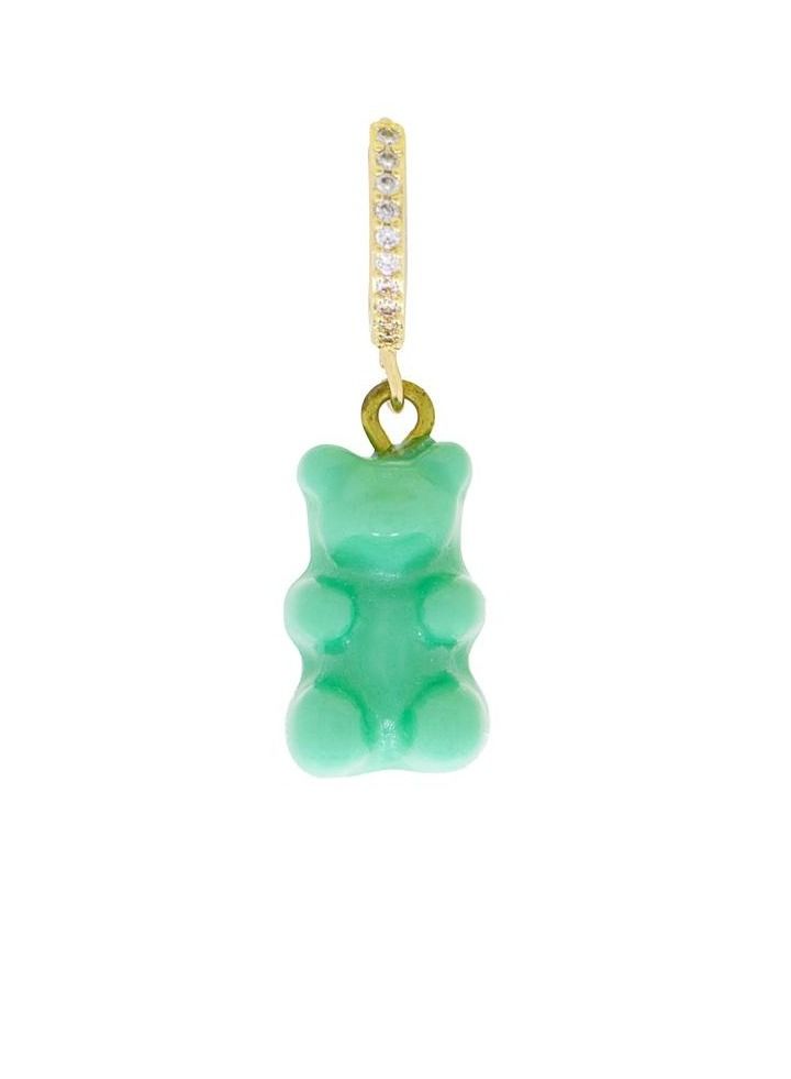 Fashionbox Lola Gummy Bear Single earring/ Charm Gold Plated