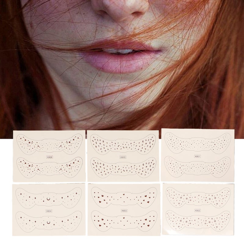 Fake Freckles Patch Temporary Waterproof Odorless Long Lasting Tattoo Freckles Sticker for Party Make Up - Image 1
