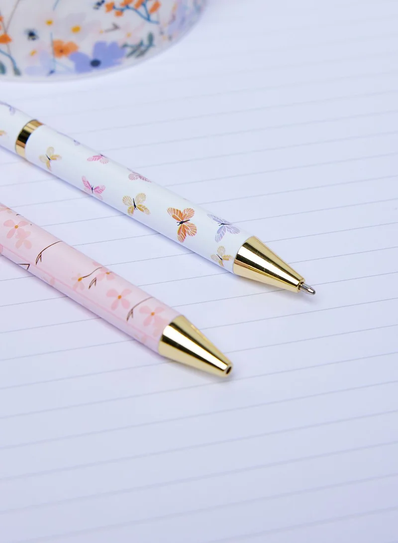 Belly Button Meadow Field Set Of 2 Pens
