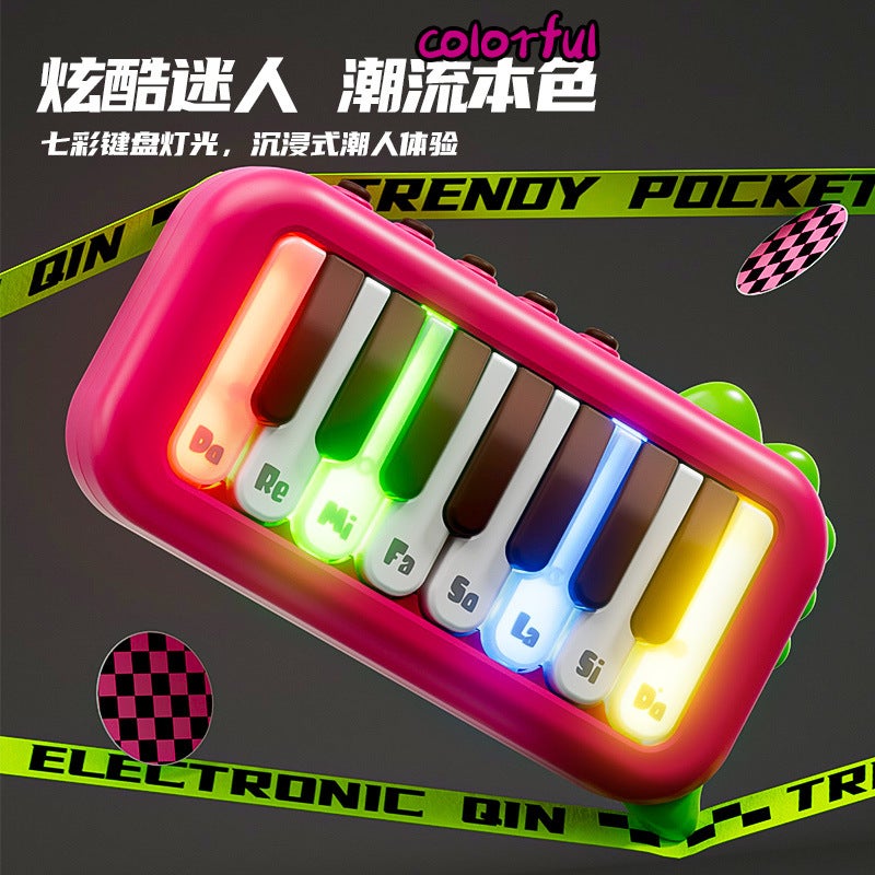 Children'S Science And Education Music Toys Infant Early Childhood Education Cognitive Musical Instruments Waving Drum Hand Drum Harmonica Horn Rattle - Image 3