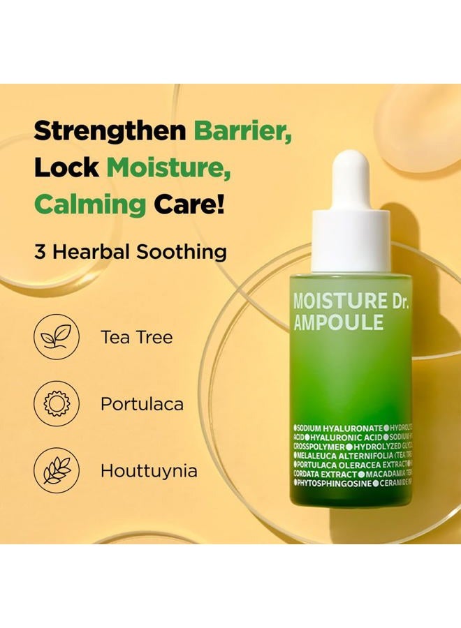 ISOI Moisture Dr. Ampoule 40ml (1.35 fl.oz) | Hydrating Soothing Daily Facial Serum for Dry and Sensitive Skin with Tea Tree Ceramide, Hyaluronic Acid | Skin Barrier Repair | Korean Skincare - Image 5