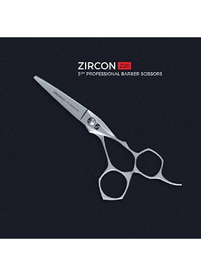 Suvorna - Zircon Z20 Professional 5.5" Razor Edge 440C Japanese Steel Barber Scissors With. Only Razor Edge Barber Scissors Designed For Next Level Comes With Tension Adjustment - Image 1