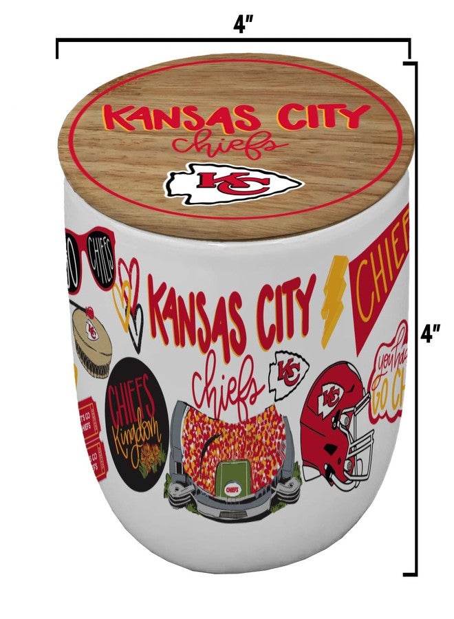 Proformance Home NFL Kansas City Chiefs Loco Fan 16oz Ceramic Candle - Image 3