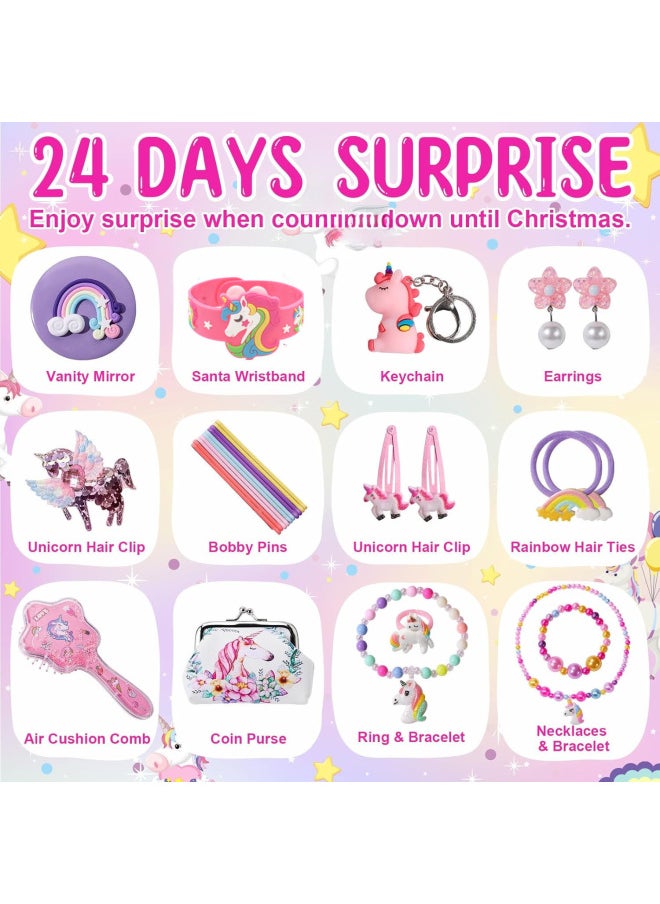 Cross Border Blind Box Children's Party Gift Decompression DIY Hand Tear Countdown Calendar Blind Box Toys-Color:Qc-69 Mermaid Makeup Gift Box  - Image 3
