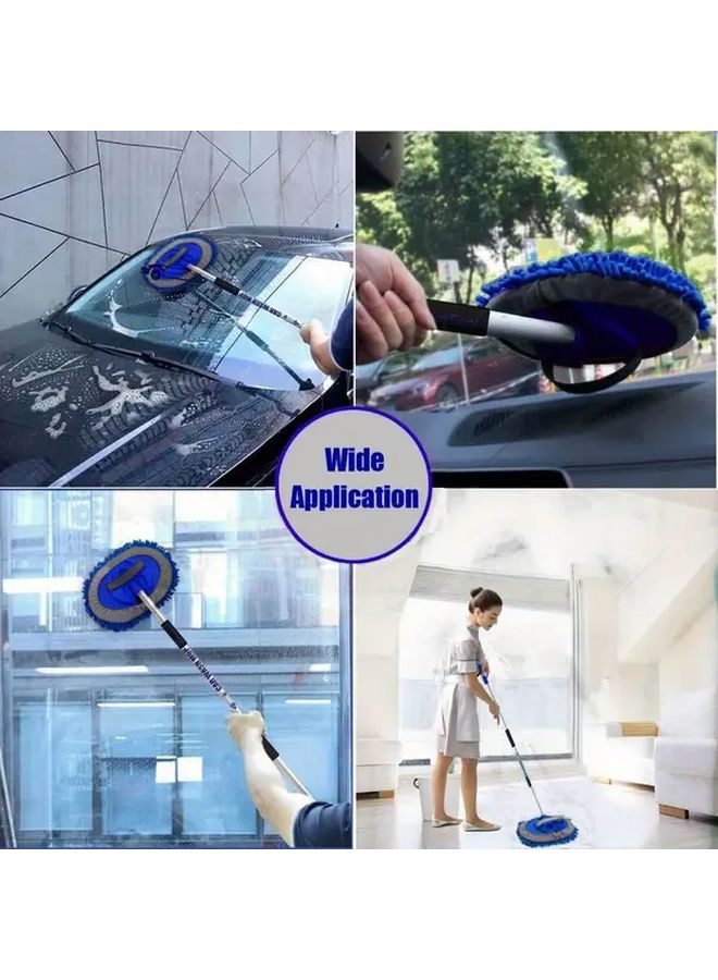 ممسحة فرشاة غسيل السيارات الثقيلة مقاس 62 بوصة باللون الأخضر مع مقبض طويل - Image 5