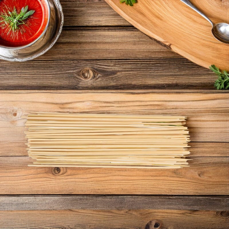 Natural Wooden 4mm Thick 30cm Long Skewers 180 Pieces For BBQ Grilling Fruit Sausage And Crafts - Image 5