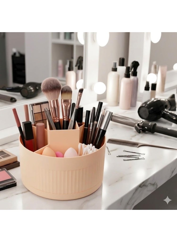 360° Rotating Desktop Organiser, Pink, Pen and Marker Holder, Convenient and Timesaving - Image 4