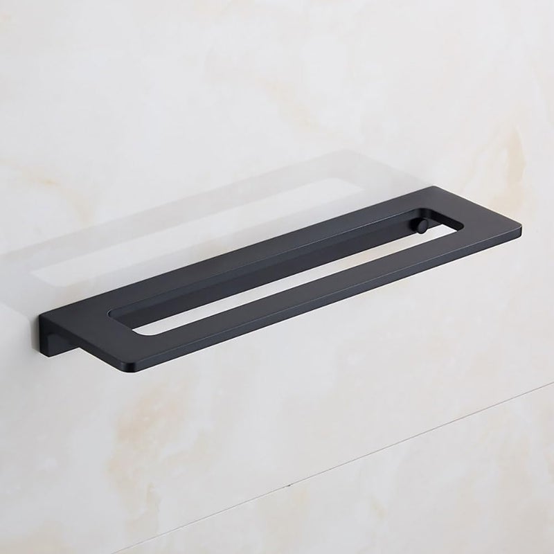 Towel Bar Towel Shelf Towel Holder,Wall Mounted Towel Rails Rack Single Towel Shelves for Washroom Toilet Bath Bedroom - Image 2