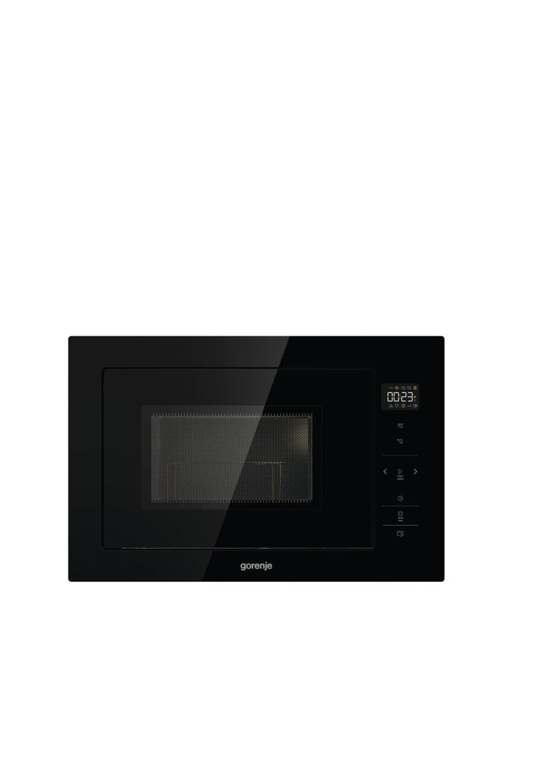 Gronje Built in Microwave oven With grill 60 CM, 25 Liter, Touch Control, 1450 Watt, BLACK, BM251SG2BG 